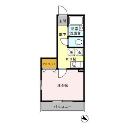 オーガスタ篠崎の物件間取画像